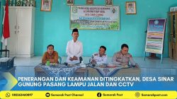 Penerangan dan Keamanan Ditingkatkan, Desa Sinar Gunung Pasang Lampu Jalan dan CCTV