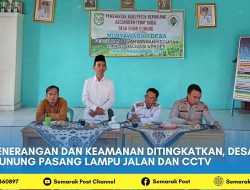 Penerangan dan Keamanan Ditingkatkan, Desa Sinar Gunung Pasang Lampu Jalan dan CCTV