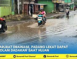 Darurat Drainase, Padang Lekat Dapat ‘Kolam Dadakan’ Saat Hujan