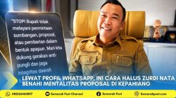 Lewat Profil Whatsapp, Ini Cara Halus Zurdi Nata Benahi Mentalitas Proposal di Kepahiang