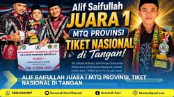 Alif Saifullah Juara 1 MTQ Provinsi, Tiket Nasional di Tangan