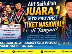 Alif Saifullah Juara 1 MTQ Provinsi, Tiket Nasional di Tangan