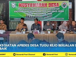 Kegiatan APBDes Desa Tugu Rejo Berjalan Dengan Baik