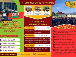SMPN 05 Kepahiang Buka Penerimaan Siswa Baru, Siapkan Kuota 60 Siswa