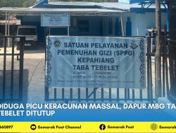 Diduga Picu Keracunan Massal, Dapur MBG Taba Tebelet Ditutup