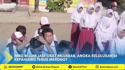 MBG Belum Jadi Obat Mujarab, Angka Kelulusan di Kepahiang Terus Merosot
