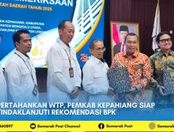 Bangkit dari WDP, Pemkab Kepahiang Kembali Kantongi Opini WTP