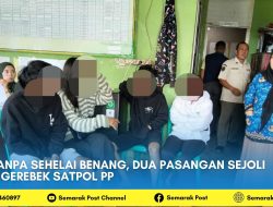 Tanpa Sehelai Benang, Dua Pasangan Sejoli digerebek Satpol PP