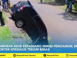 Parkiran RSUD Kepahiang Minim Pengaman, Mobnas Dokter Spesialis Terjun Bebas