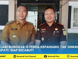 Kejari Bongkar 15 Perda Kepahiang Tak Sinkron, Bupati: Siap Dicabut!