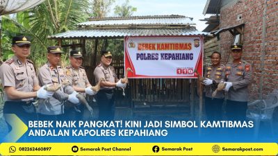 Bebek Naik Pangkat! Kini Jadi Simbol Kamtibmas Andalan Kapolres Kepahiang